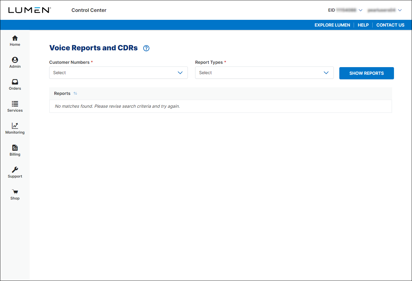 Voice Reports and CDRs