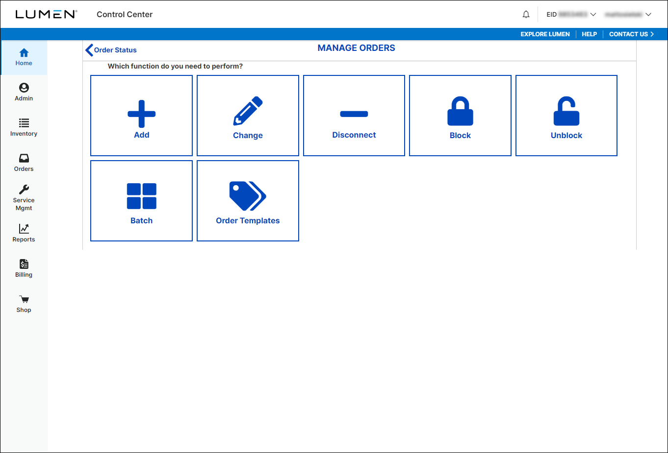 Manage Orders (for Wholesale customers)