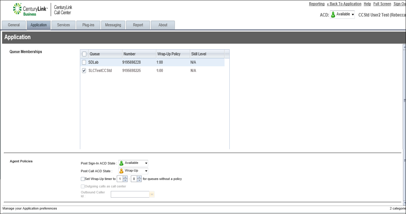 settings application queue joining